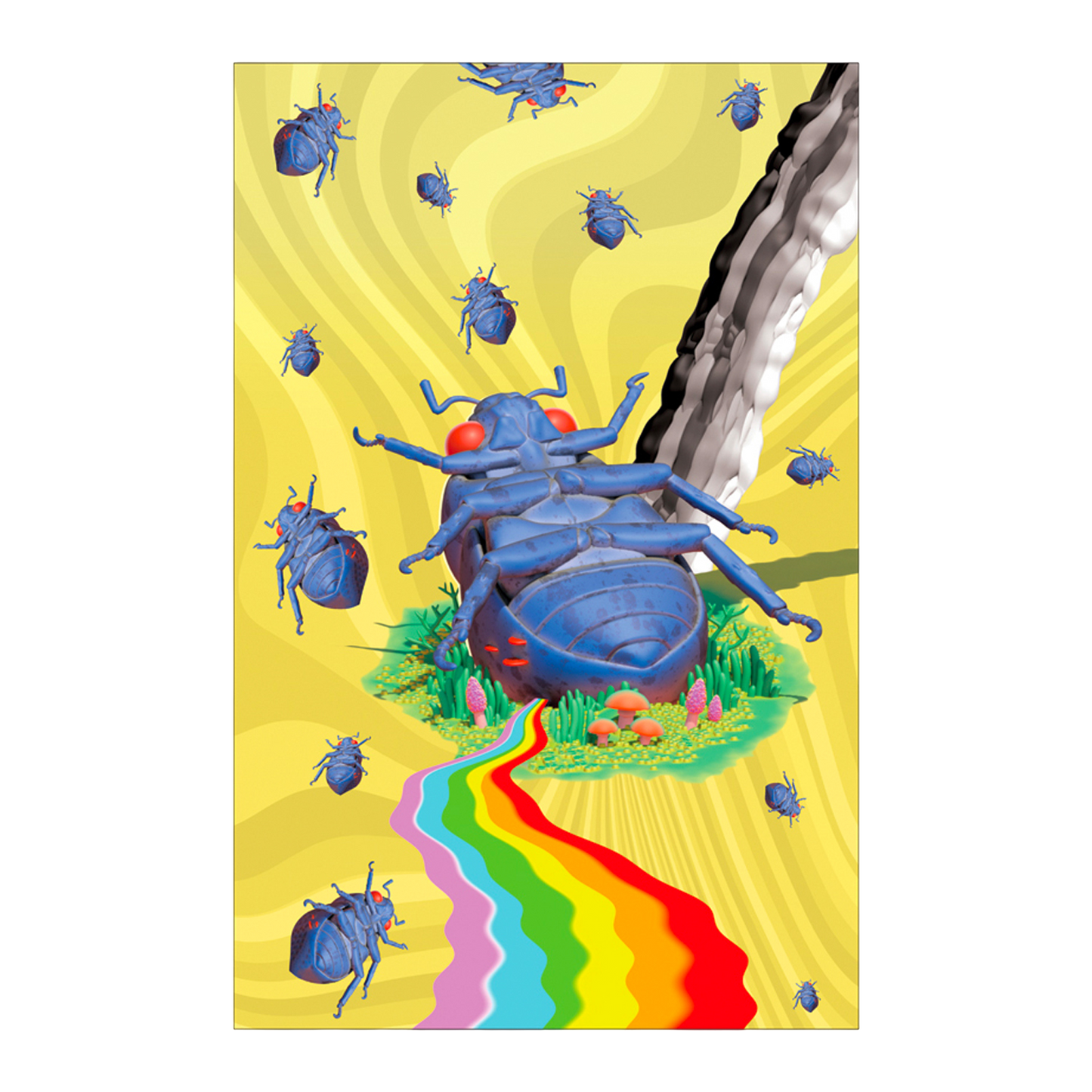 Lenticular Poster - Never Fuck a Spider/Fuck Your Acid Trip