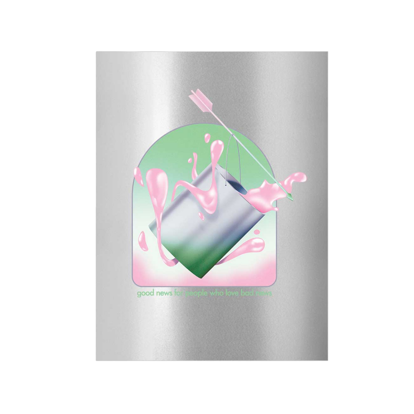 Good News For People Who Love Bad News Foil Poster