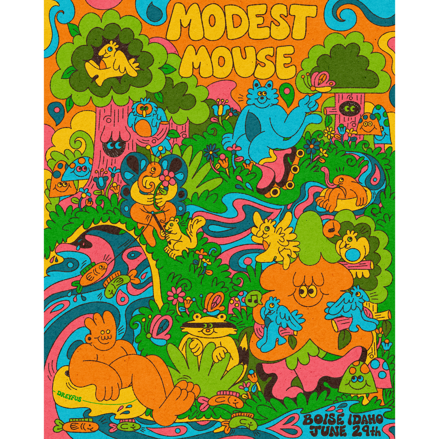 Boise, ID 6/29/25 Show Poster