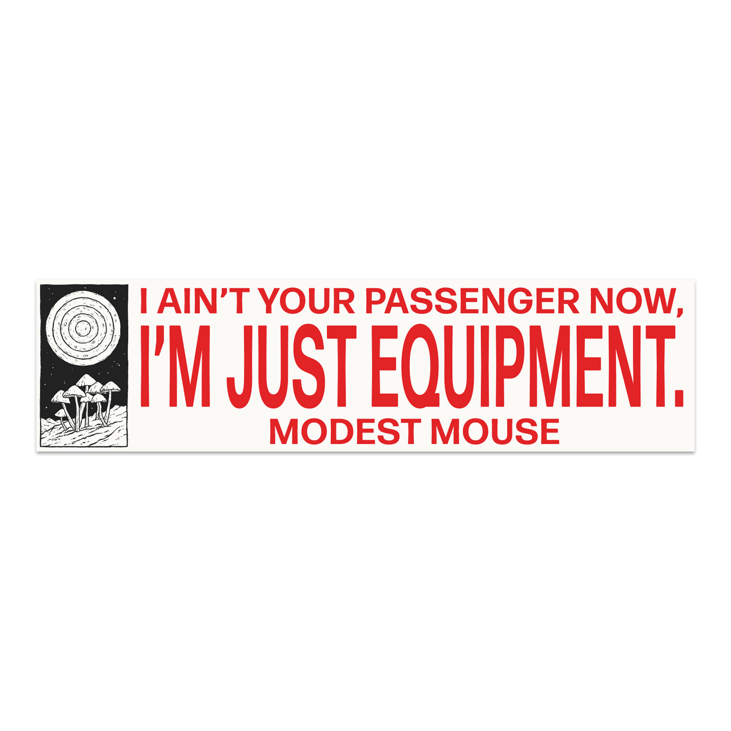 Passenger Bumper Sticker