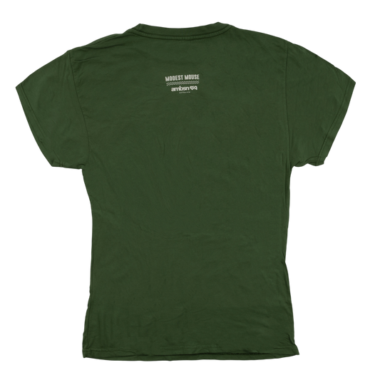 Vintage Green Geometric Mushroom Tee