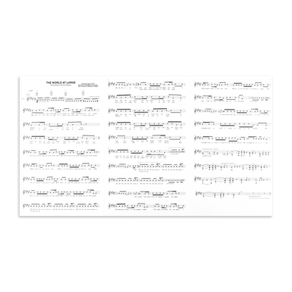 The World At Large Trifold Sheet Music