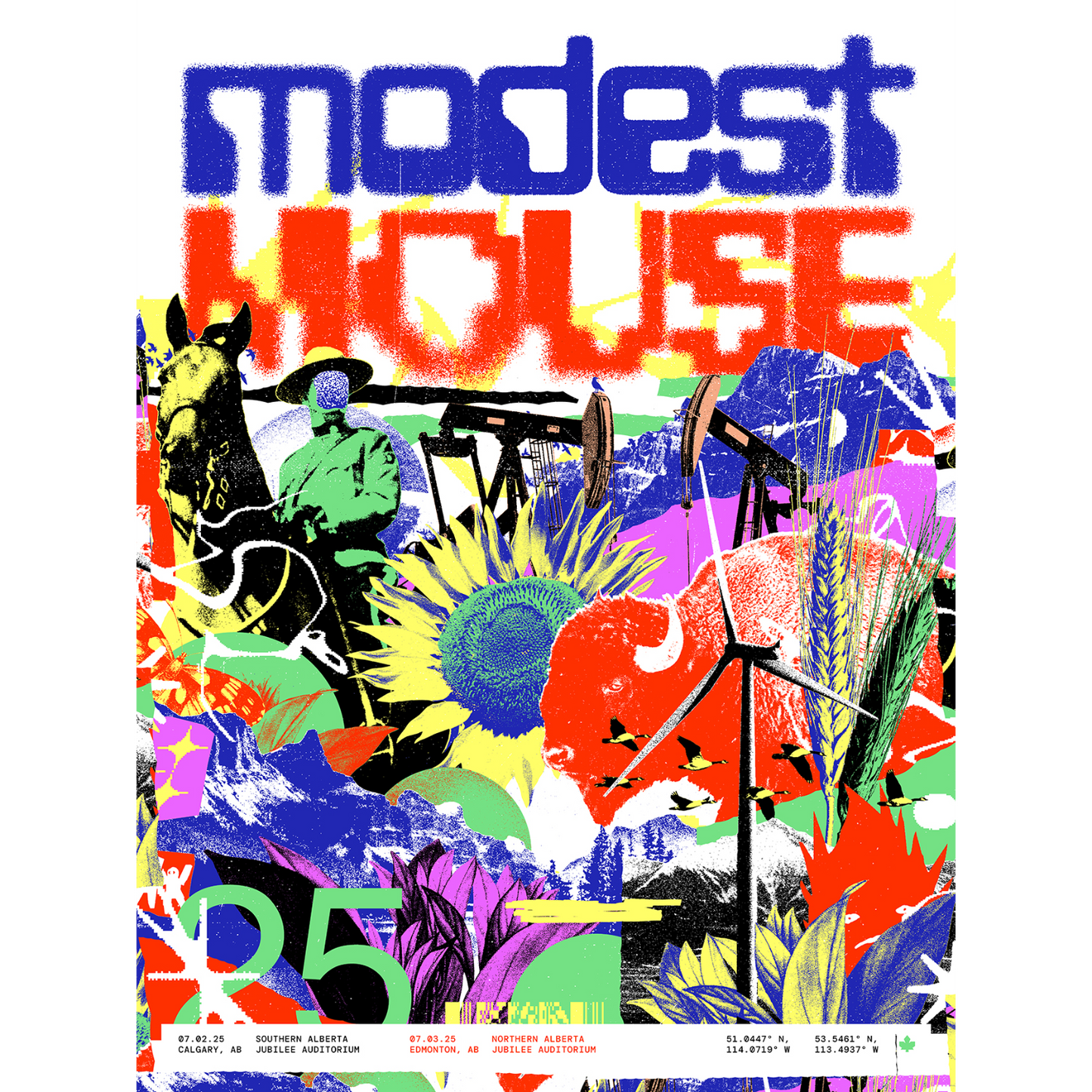 Calgary & Edmonton, AB 7/2-7/3/25 Multi-Show Poster