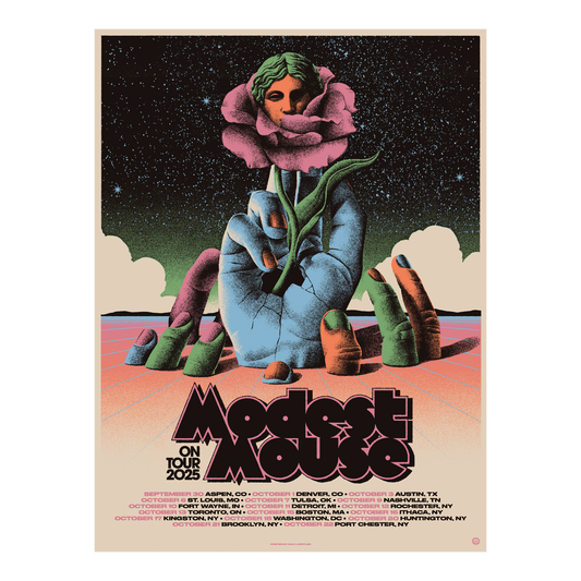 Modest Mouse x Built To Spill 2025 Tour Poster