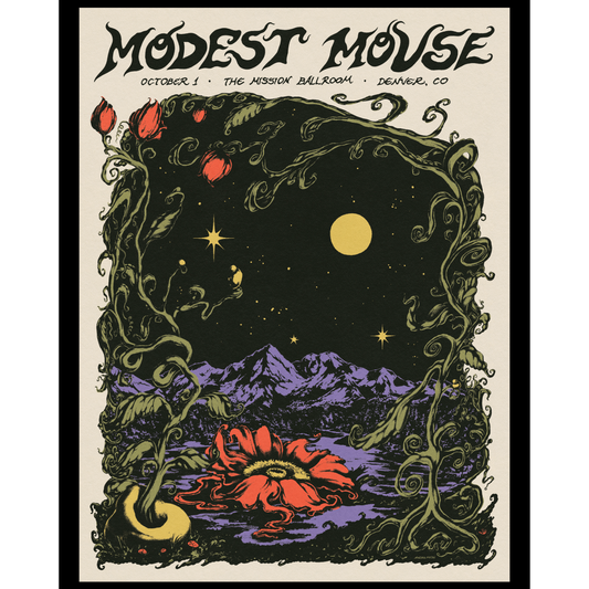 Denver, CO 10/1/25 Show Poster