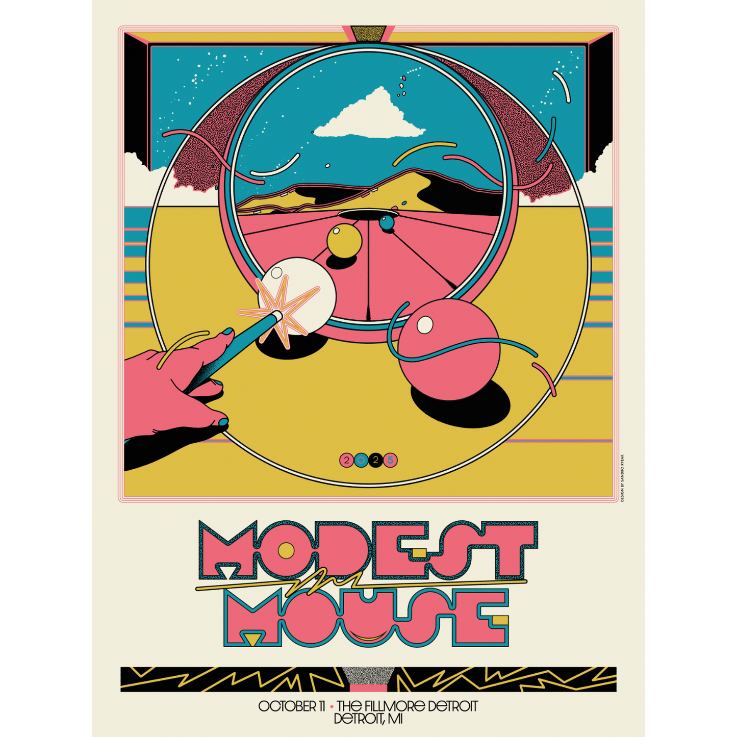 Detroit, MI 10/11/25 Show Poster