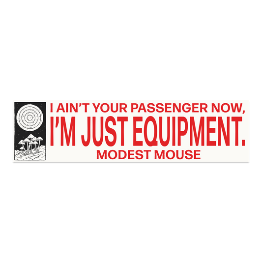 Passenger Bumper Sticker