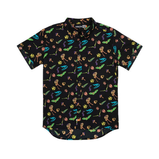 Critters Woven Button Up