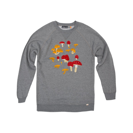 Mushroom Crewneck Sweatshirt (Heather)