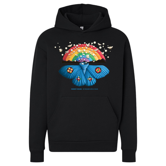 An Eraser And A Maze Rainbow Moth Hoodie