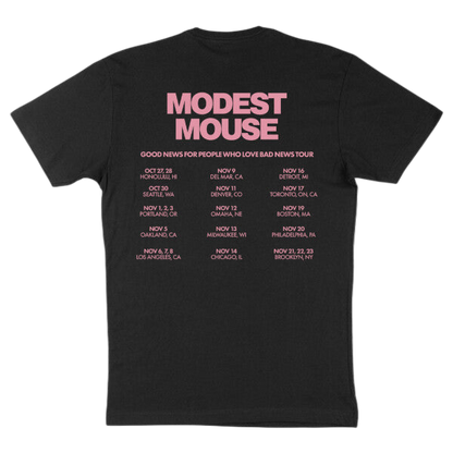Good News For People Who Love Bad News Fall Tour Tee - Black