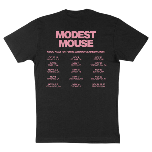 Good News For People Who Love Bad News Fall Tour Tee - Black