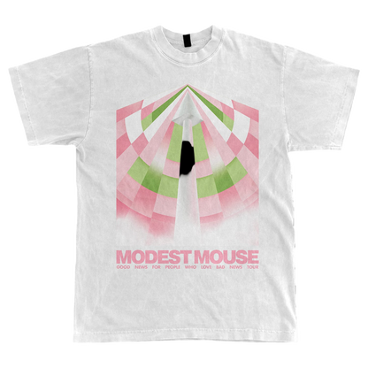 Good News For People Who Love Bad News Fall Tour Tee - White
