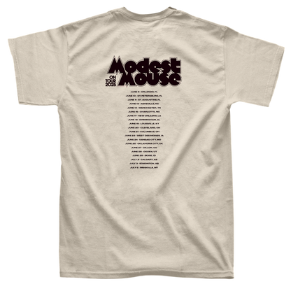 Modest Mouse Summer 2025 Ivory Tour Tee