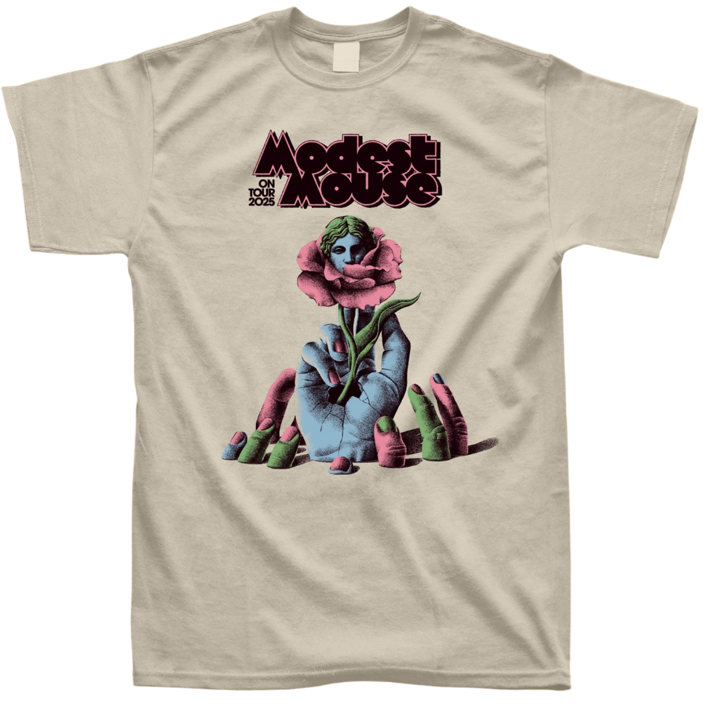 Modest Mouse Summer 2025 Ivory Tour Tee