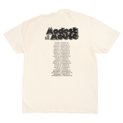 Modest Mouse x Flaming Lips 2025 Ivory Tour Tee