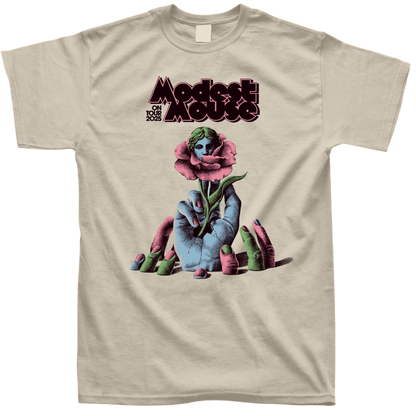 Modest Mouse x Flaming Lips 2025 Ivory Tour Tee