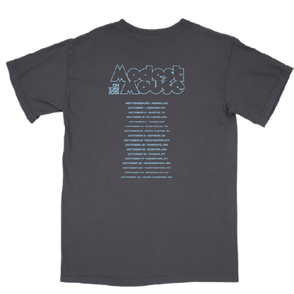 Modest Mouse x Built To Spill 2025 Graphite Tour Tee