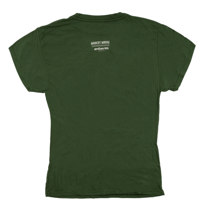 Vintage Green Geometric Mushroom Tee